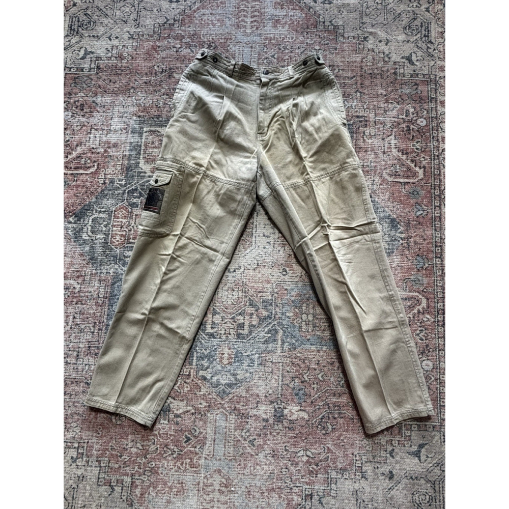 Mens Vintage Bugle Boy Mountain Patrol Rescue Brown Pants Size 34M